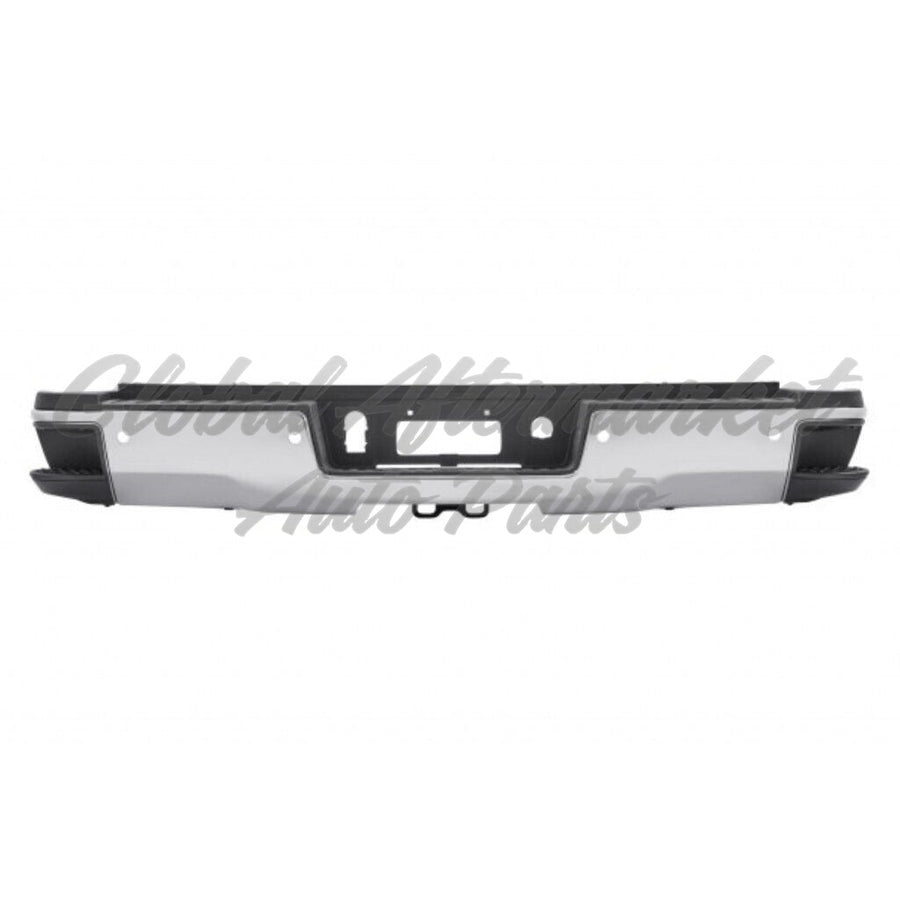 BUMPER RR ASSY CHROME W/SENSOR