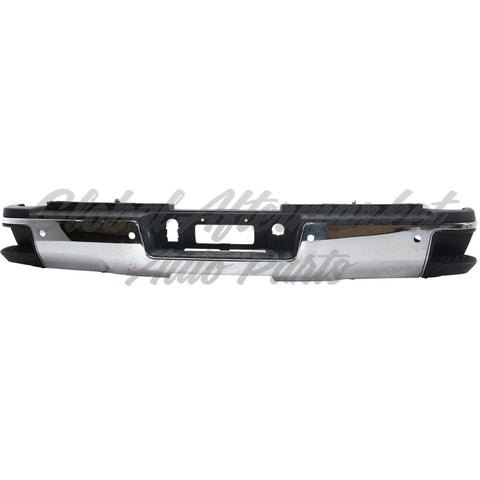BUMPER RR ASSY CHROME W/SENSOR