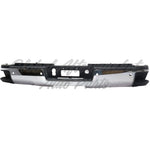BUMPER RR ASSY CHROME W/SENSOR — photo 1