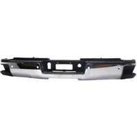 BUMPER RR ASSY CHROME W/SENSOR
