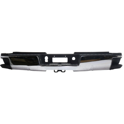 BUMPER RR ASSY CHROME W/SENSOR