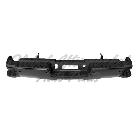 BUMPER RR BLACK PTM W/SENSOR