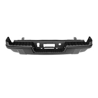 BUMPER RR ASSY BLACK FINISH W/PADS/BRACKETS/LAMPS