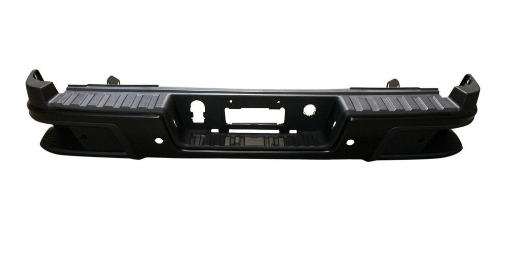 BUMPER RR ASSY BLACK PTM W/SENSOR W/O HITCH