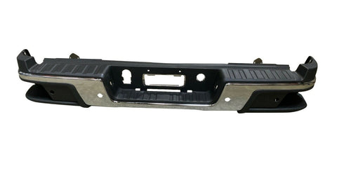 BUMPER RR ASSY CHROME W/SENSOR W/O HITCH