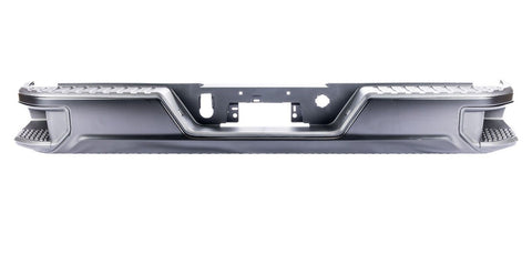 BUMPER RR ASSY BLACK PTM W/O SENSOR/BLIND SPOT BRACKETS (FACE BAR/PAD/INSERTS/OUTER SUPPORT BRACKETS/LICENSE LAMPS) W/ SINGLE EXHAUST