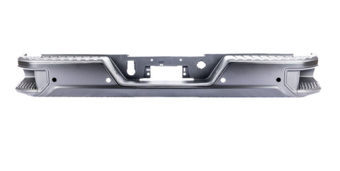 BUMPER RR ASSY BLACK PTM W/BLIND SPOT BRACKETS (FACE BAR/PAD/INSERTS/OUTER SUPPORT BRACKETS/BLIND SPOT/SENSOR)/SINGLE EXHAUST