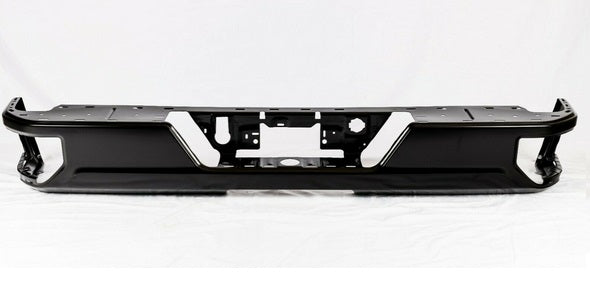 BUMPER RR ASSY BLACK PTM W/SENSOR / DUAL EXHAUST / BLIND SPOT BRACKETS (FACE BAR/PAD/INSERTS/OUTER SUPPORT BRACKETS/BLIND SPOT/ SENSOR)