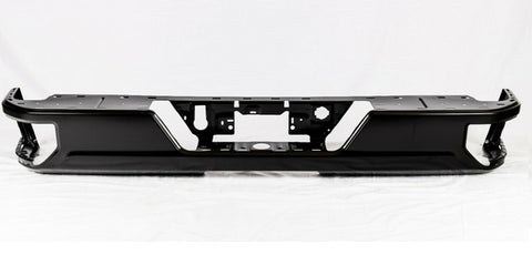 BUMPER RR ASSY BLACK PTM W/SENSOR / DUAL EXHAUST / BLIND SPOT BRACKETS (FACE BAR/PAD/INSERTS/OUTER SUPPORT BRACKETS/BLIND SPOT/ SENSOR)