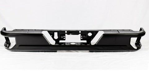 BUMPER RR ASSY STEEL W/O BLIND SPOT BRACKETS/ PARK ASSIST SENSOR W/ SINGLE EXHAUST/ DUAL RR WHEEL
