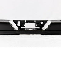 BUMPER RR ASSY CHROME W/SENSOR / BLIND SPOT BRACKETS (FACE BAR/PAD/INSERTS/OUTER SUPPORT BRACKETS/BLIND SPOT/ SENSOR)/ SINGLE EXHAUST