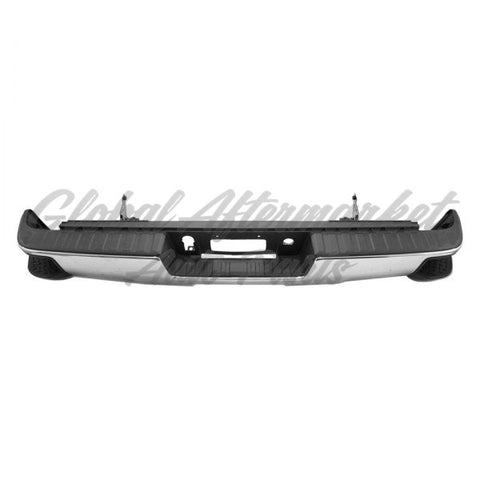 BUMPER RR ASSY CHROME W/O PARK ASSIST SENSOR CAPA
