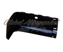 BUMPER END RR LH BLACK W/SENSOR HOLE STEEL