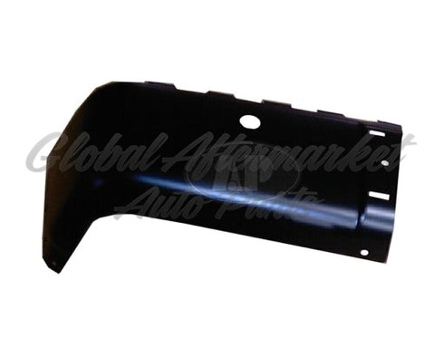 BUMPER END RR LH BLACK W/SENSOR HOLE STEEL