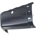 BUMPER END RR LH BLACK W/SENSOR HOLE STEEL — photo 2