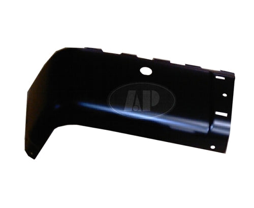 BUMPER END RR LH BLACK W/SENSOR HOLE STEEL