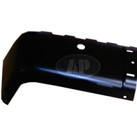 BUMPER END RR LH BLACK W/SENSOR HOLE STEEL