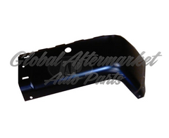 BUMPER END RR RH BLACK W/SENSOR HOLE STEEL