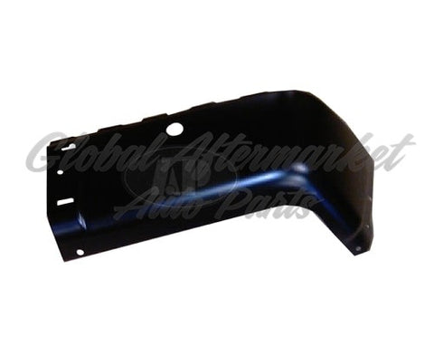 BUMPER END RR RH BLACK W/SENSOR HOLE STEEL