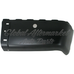 BUMPER END RR RH BLACK W/SENSOR HOLE STEEL