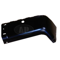 BUMPER END RR RH BLACK W/SENSOR HOLE STEEL