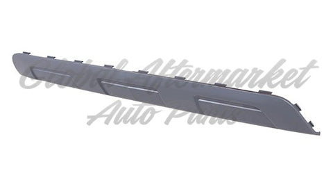 SKID PLATE RR BLACK TEXTURED W/O SENSOR