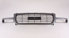 GRILLE BLACK HORIZONTAL BARS W/TEXTURED GRAY FRAME