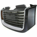 GRILLE W/O HEAD LAMP WASHER HOLE BLACK/CHROME SLE — photo 2