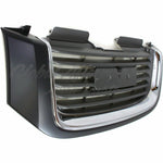 GRILLE W/O HEAD LAMP WASHER HOLE BLACK/CHROME SLE — photo 3