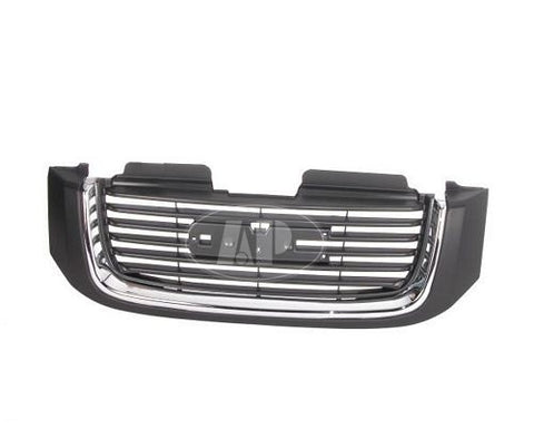 GRILLE W/O HEAD LAMP WASHER HOLE BLACK/CHROME SLE