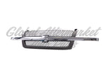 GRILLE W/TEXTURED FRAME/CHROME CENTER BAR BASE/LS/LT MODEL — photo 3