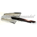 GRILLE CHROME/BLACK W/O WASHER HOLE — photo 2