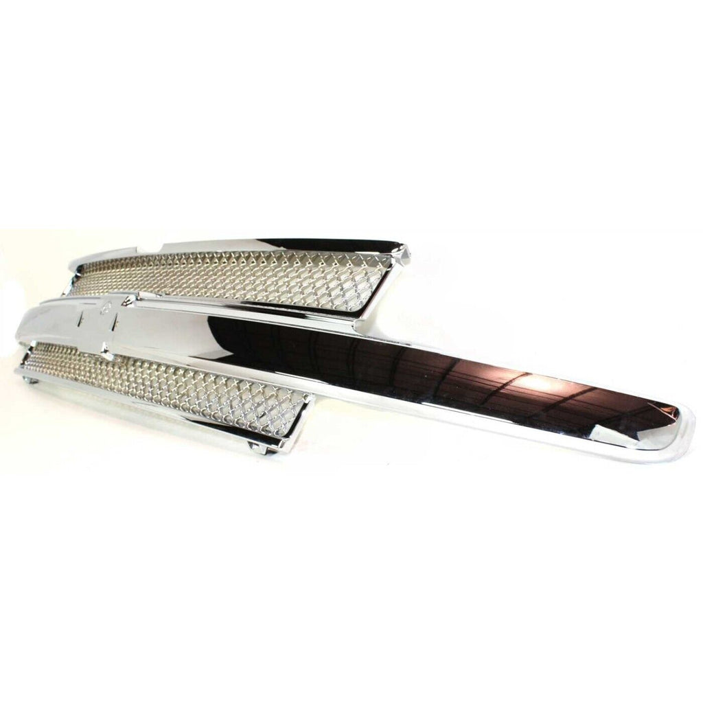 GRILLE CHROME/BLACK W/O WASHER HOLE