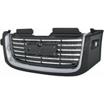 GRILLE CHROME/BLACK W/WASHER HOLE — photo 2