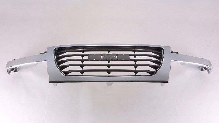 GRILLE CHROME FRAME W/BLACK CENTER