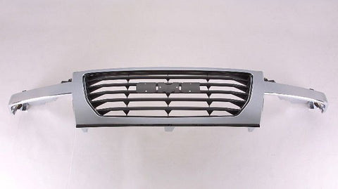 GRILLE CHROME FRAME W/BLACK CENTER