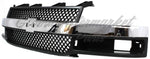 GRILLE FR CHROME/BLACK W/COMPOSITE HEAD LAMP — photo 2