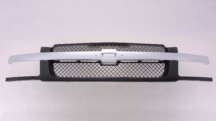 GRILLE BLACK W/CHROME MLDG W/BODY CLADDING