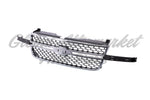 GRILLE CHROME FRAME W/GRAY HONRYCOMB O5 SS/CENTER BAR NEEDS WING INSERTS — photo 2