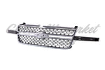 GRILLE CHROME FRAME W/GRAY HONRYCOMB O5 SS/CENTER BAR NEEDS WING INSERTS — photo 3