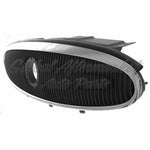 GRILLE DARKK GARY W/CHROME FRAME — photo 2