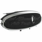 GRILLE DARKK GARY W/CHROME FRAME — photo 3