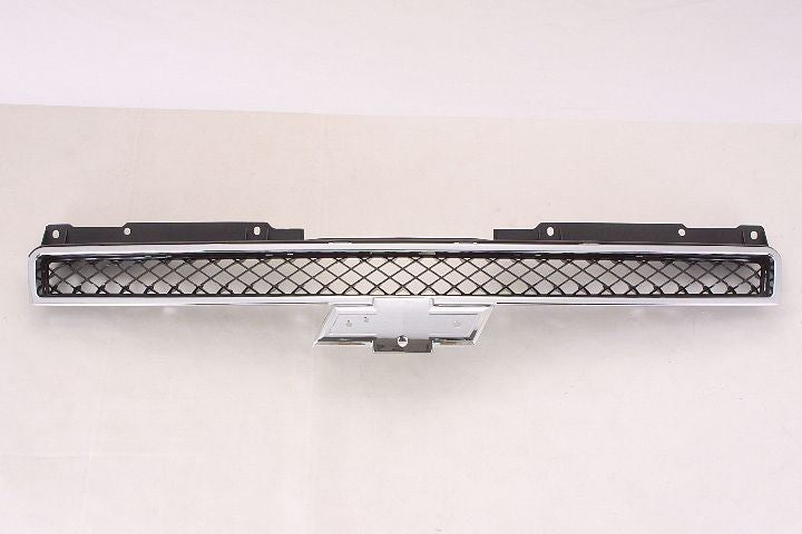 GRILLE UPPER CHROME W/BLACK FRAME