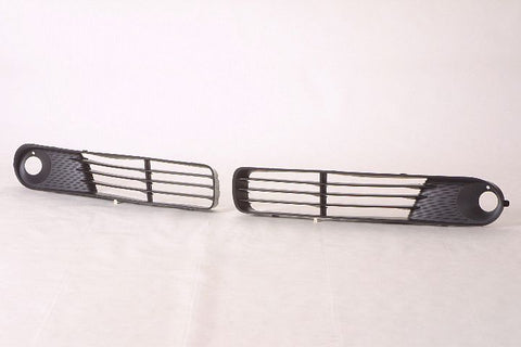 GRILLE LOWER RH W/FOG LAMP HOLE MATTE-BLACK CPE/CONVERTIBLE