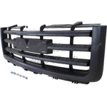 GRILLE MATTE-BLACK 3 HORIZONTAL BLACK BARS W/BLACK FRAME EXCLUDE DENALI — photo 2