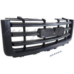 GRILLE MATTE-BLACK 3 HORIZONTAL BLACK BARS W/BLACK FRAME EXCLUDE DENALI — photo 3