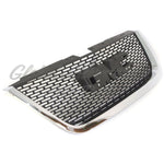 GRILLE MATTE-BLACK W/CHROME MLDG — photo 2
