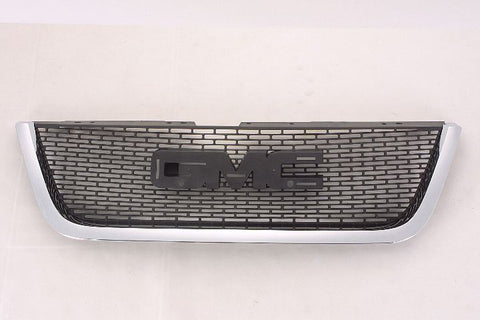 GRILLE MATTE-BLACK W/CHROME MLDG