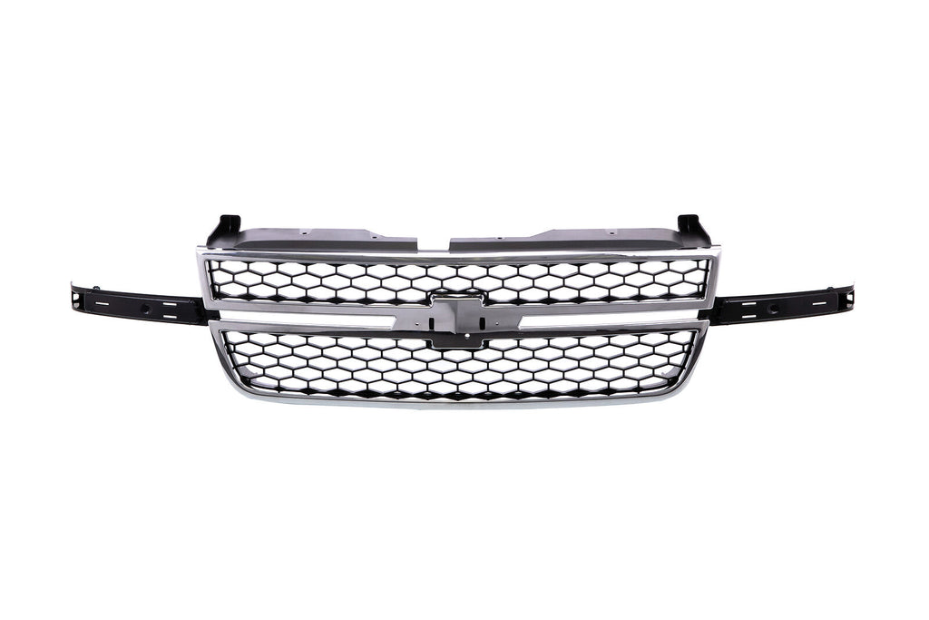 GRILLE CHROME FRAME W/BLACK HONEYCOMB W/DALE EARNAHART CENTER BAR REQUIRE WING INSERTS