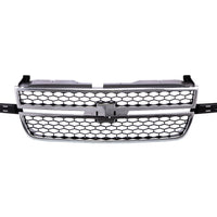 GRILLE CHROME FRAME W/BLACK HONEYCOMB W/DALE EARNAHART CENTER BAR REQUIRE WING INSERTS